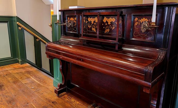 A beautiful antique piano from Berlin